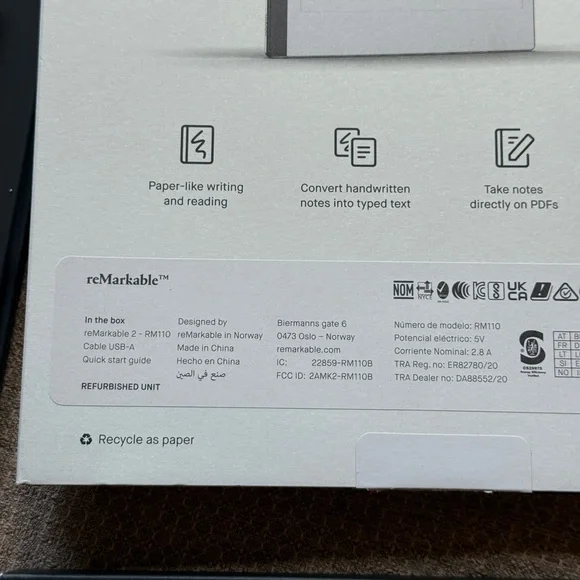 reMarkable2 E-Ink Tablet and Marker Plus refurbished - Picture 3 of 6